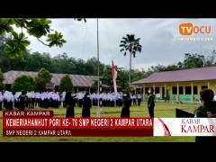 KEMERIAHANHUT PGRI KE- 76 SMP NEGERI 2 KAMPAR UTARA